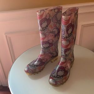 Coach Poppy rain boots